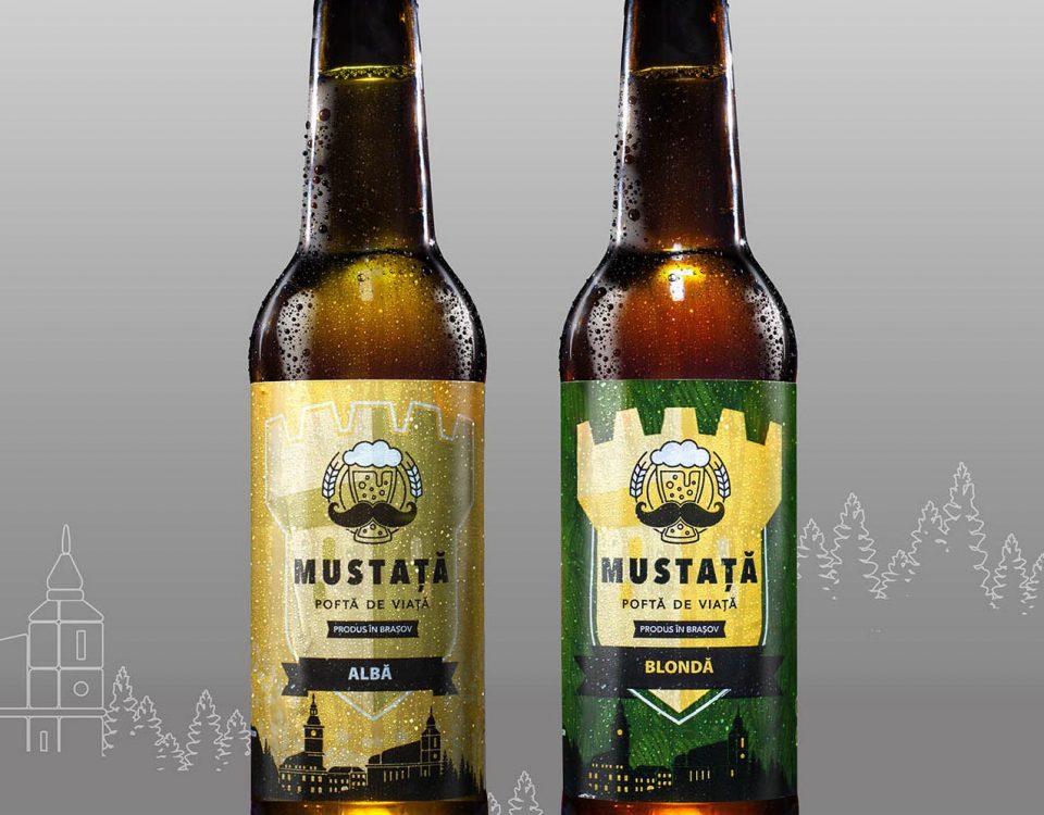 Mockup Mustața de bere