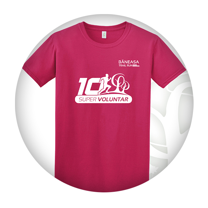 Băneasa Trail Run - T-shirt design super voluntar