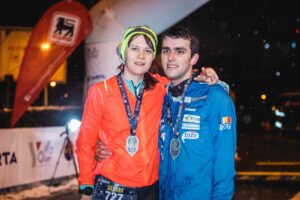 Răzvan Nedu și Silvana de la Climb Again la Semimaraton Gerar 2023