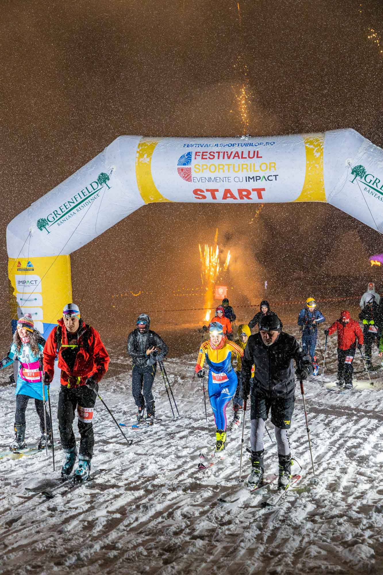 Start din Poiana Brașov SKV Vertical Race 2023
