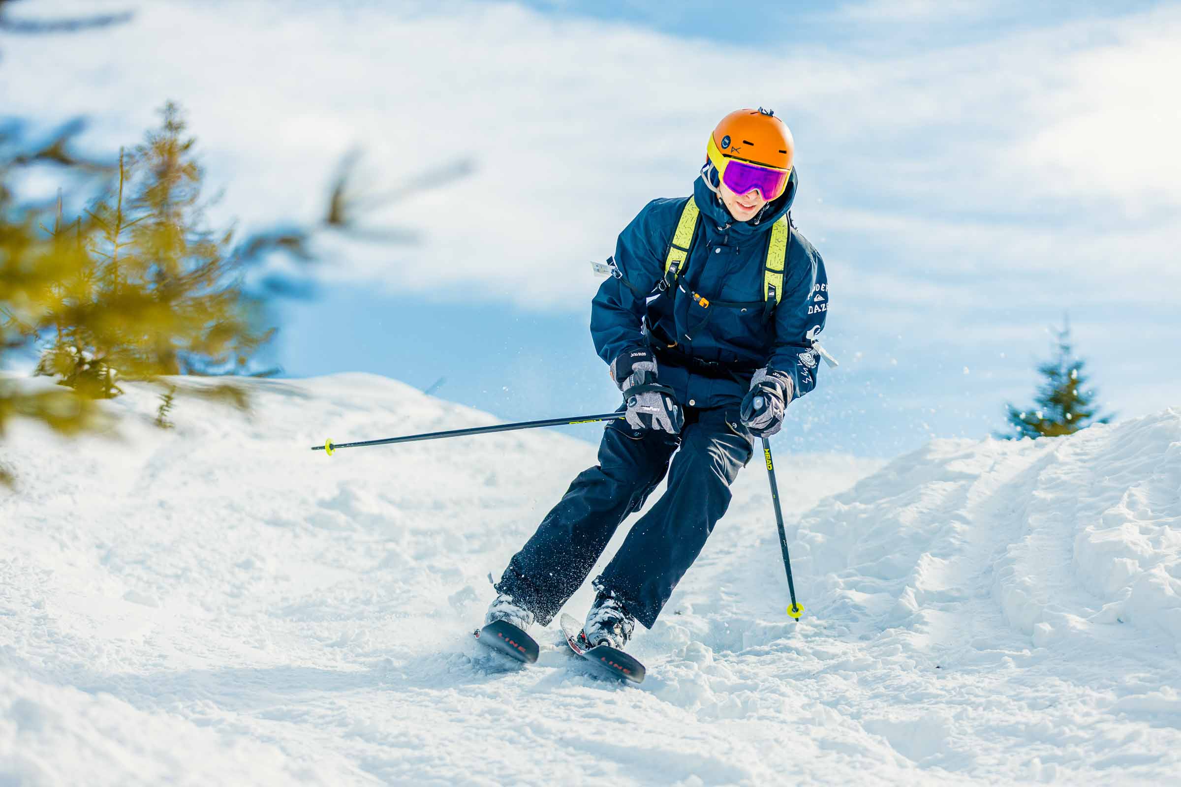 Ski în ziua de calificări la Oslea Hike and Ride 2023